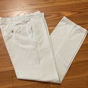 Timberland men’s 100% cotton flat front beige chino pants classic style 36x34